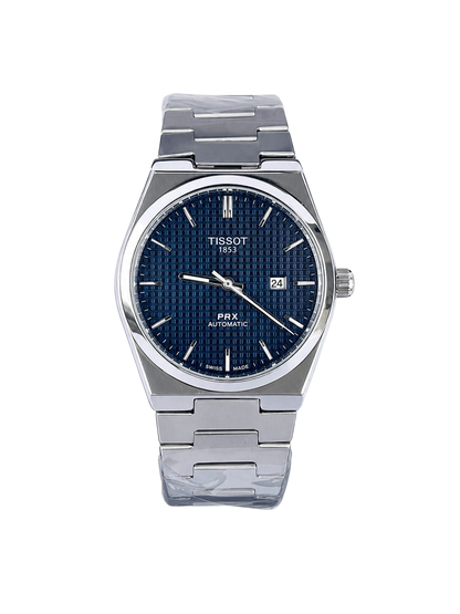 T-sot PRX Semi-Automatic – Silver with Blue Dial