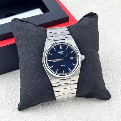 T-sot PRX Semi-Automatic with Blue Dial